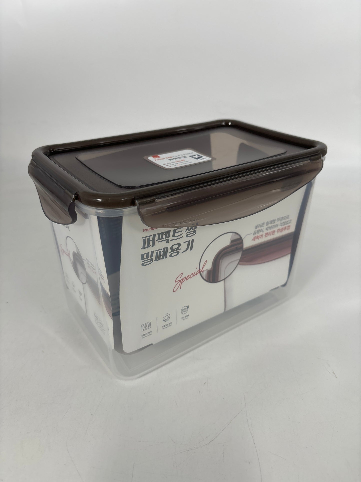 DPS-043 Perfect Seal Container Rectangular 2500ml-2.5L (16pcs)