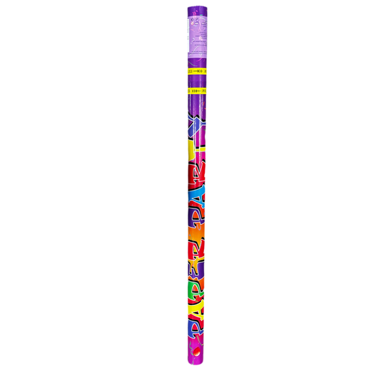 3376 Party Popper 40" (100cm) Rainbow Party Popper 3dz