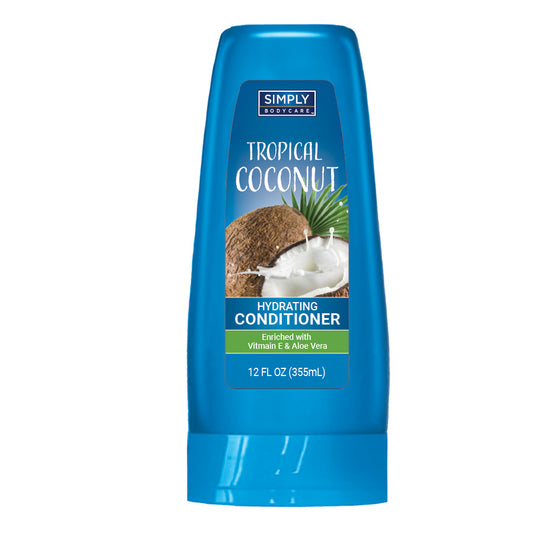 24547 SIMPLY BODYCARE CONDITIONER 12 OZ TROPICAL COCONUT (12/CS)