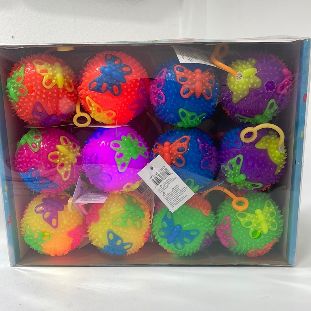 3949 Flashing Yoyo Puffer Ball Butterfly Design (12)