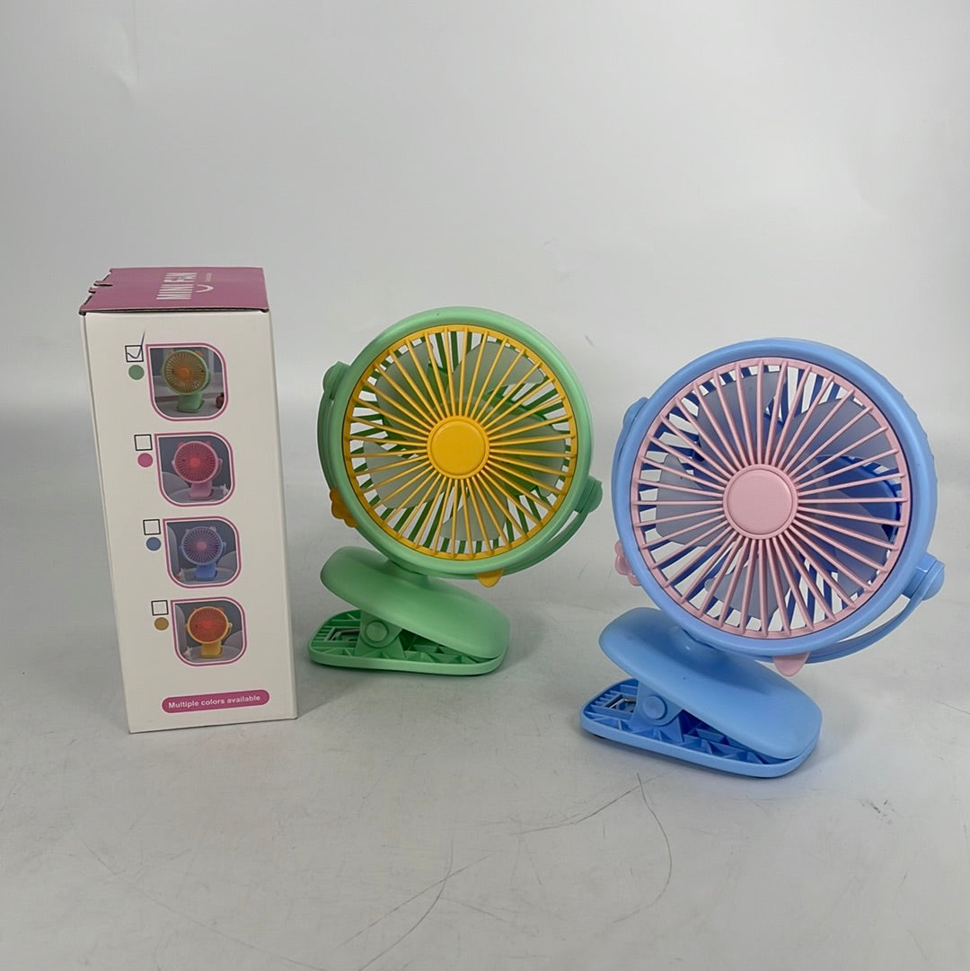 G-46 Clip On Mini Fan  Mix Color (12)