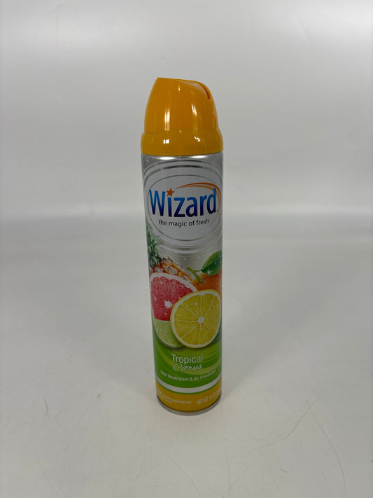 107966 WIZARD AIR FRESHENER TROPICAL CITRUS 10 OZ (12)