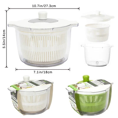 38241 Ideal Kitchen Salad Spinner 2.7 Quart 3L (12/CS)