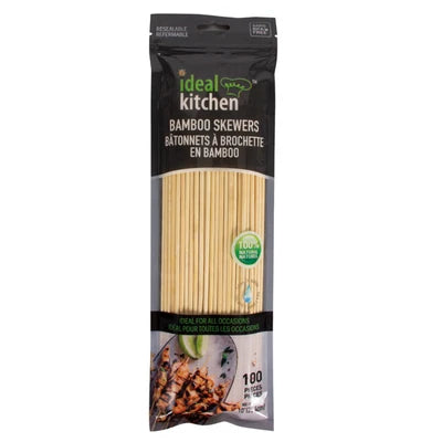39006 Ideal Kitchen Bamboo Skewers 100CT 10in (48/CS)