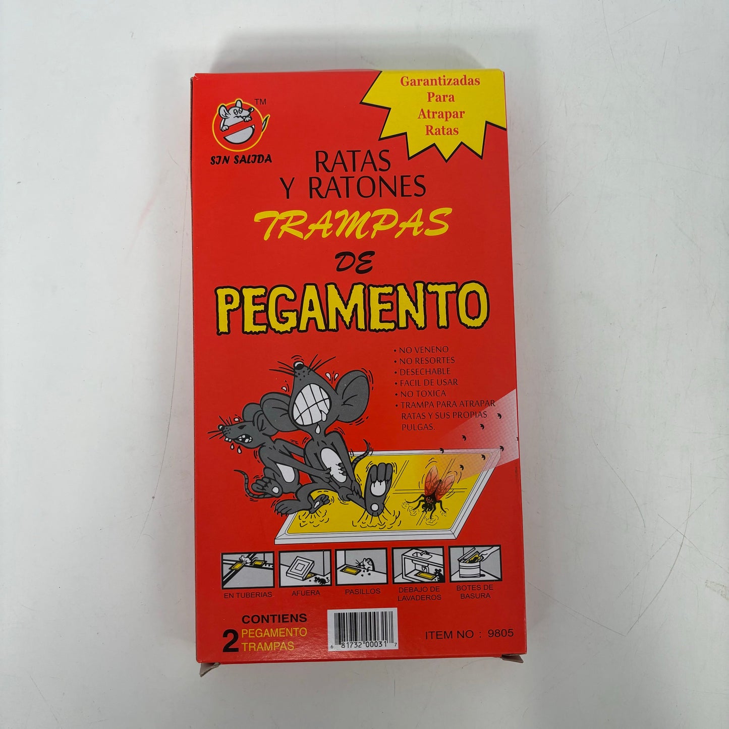 9805 2PK Mouse Trap Pack  (72pcs)