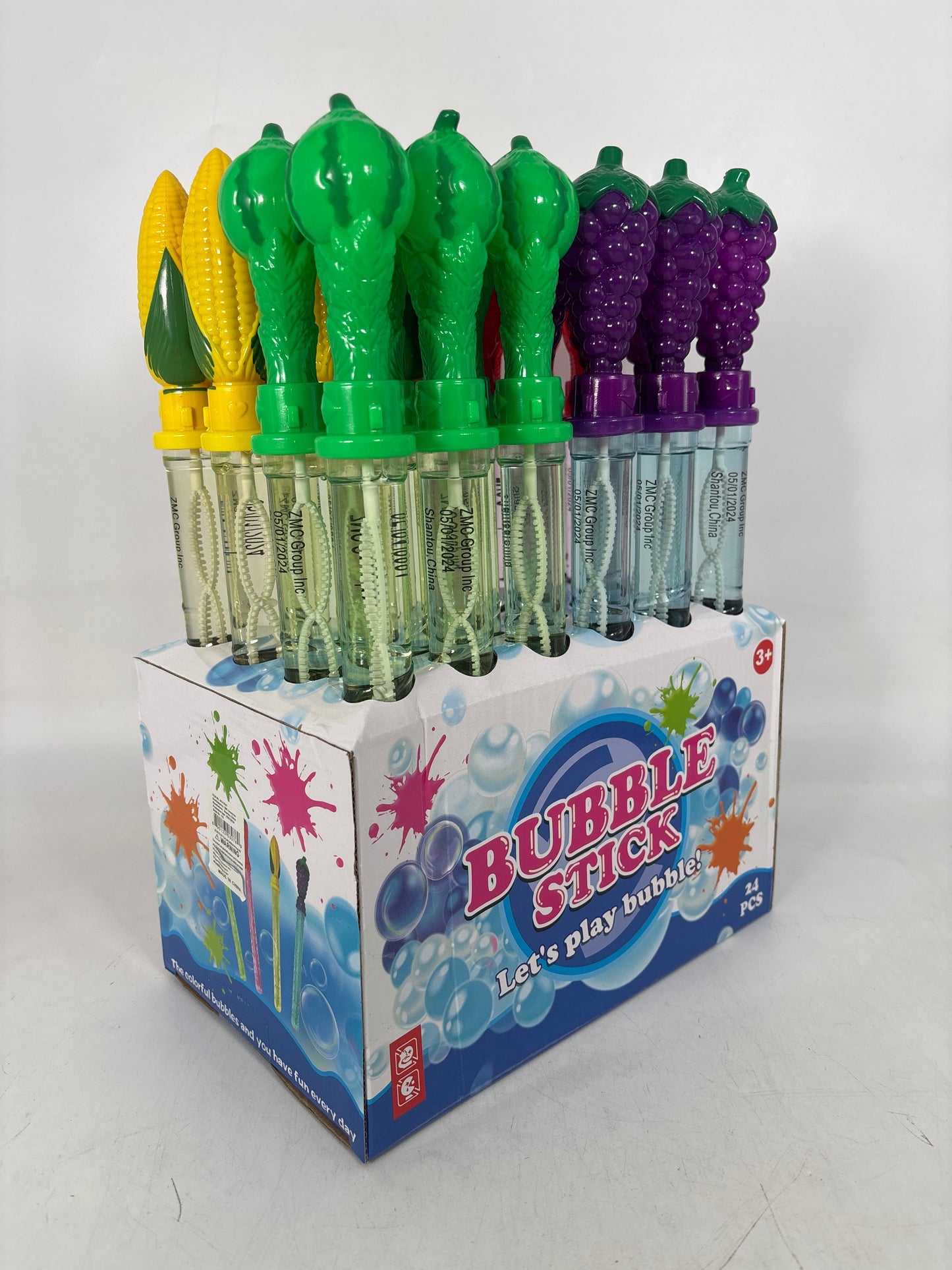 P6-FRUIT Mix Fruit Bubble Stick (Small Bubbles) (24)