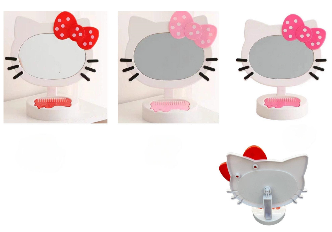 MR4427-1 Mirror Hello Kitty (Pink-Red-LightPink)    (12pcs)