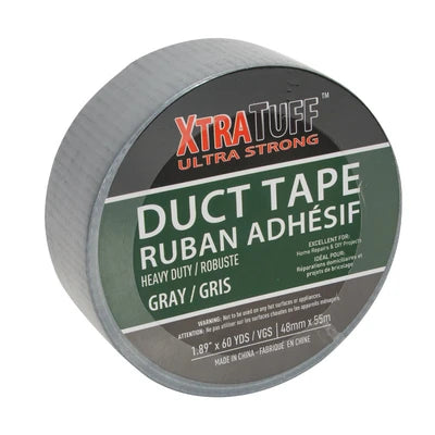 44003 XtraTuff Duct Tape 1.89in by 60yd Silver (24/CS)