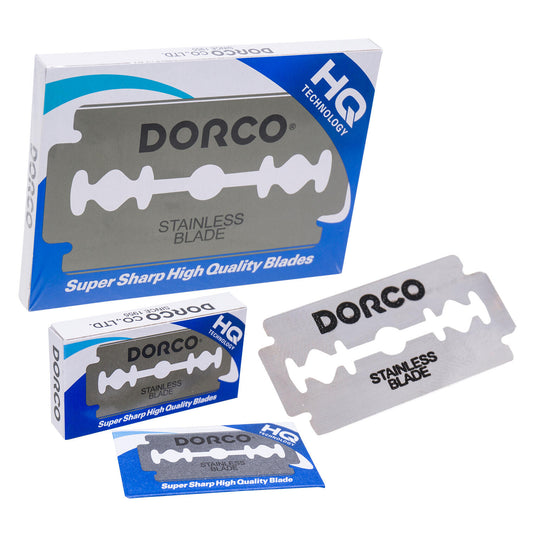 46442 Dorco Stainless Steel Blade - 10 Count (100/PK(INNER))