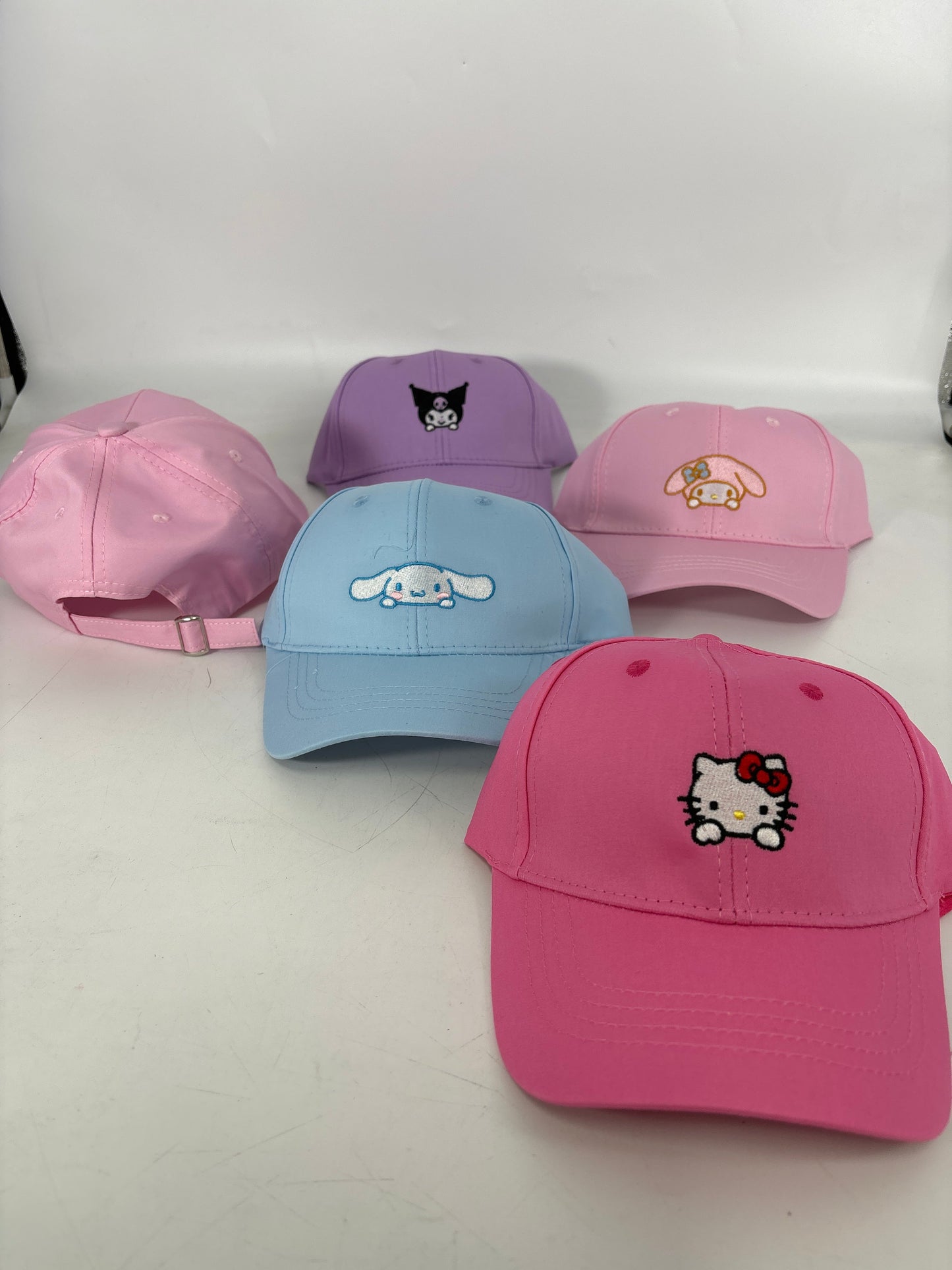 HA4502-1 Cap  Hello Kitty  and Friends (Pink, Purple, Blue, Light Pink) (12pcs)