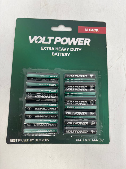 20245 16 Pack AAA Volt Power Battery  (96)