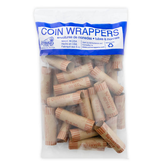 5014 Quarter Coin Wrappers (45PK/CS)