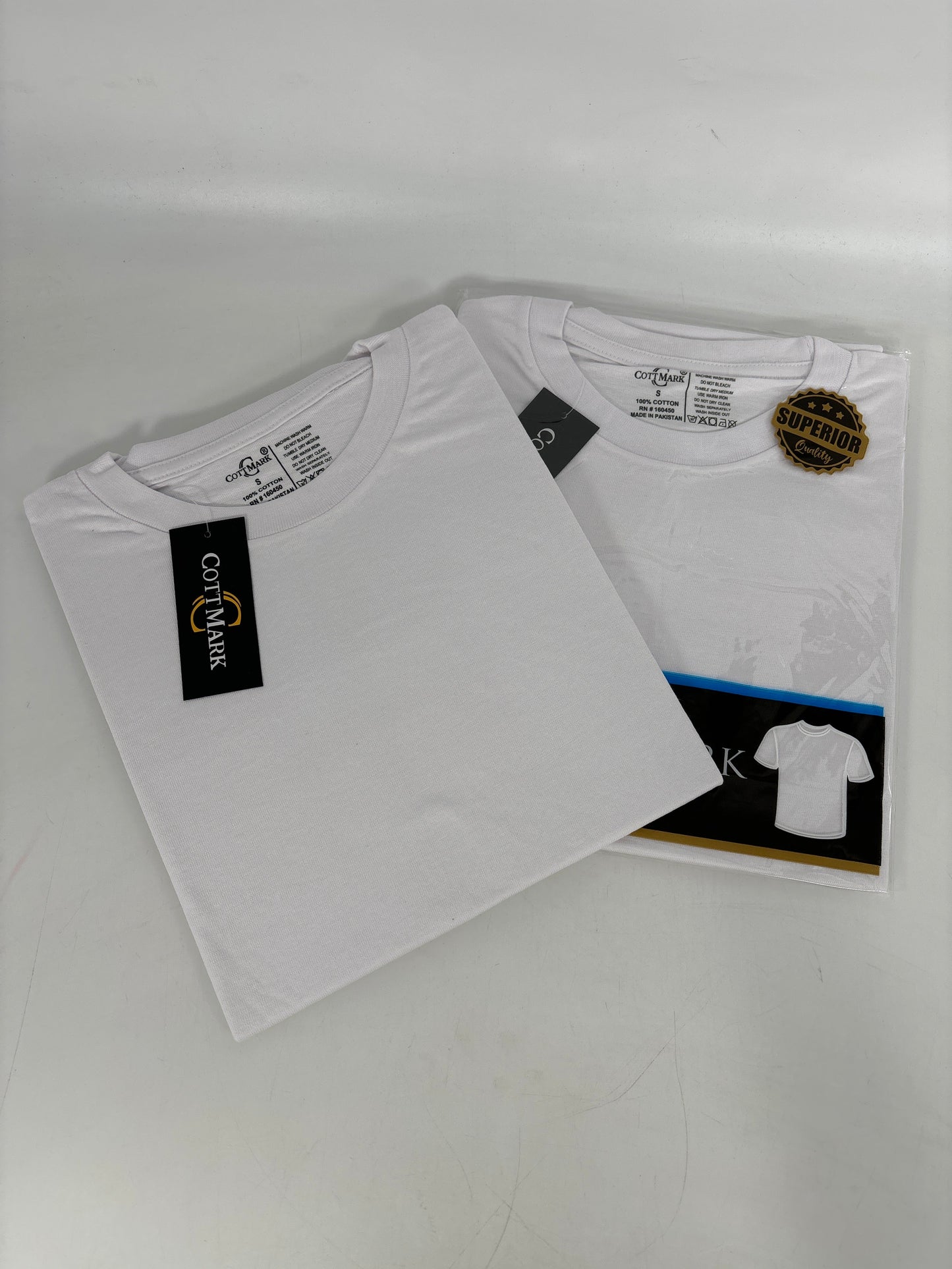 Crew Neck Tshirt White (6pcs)