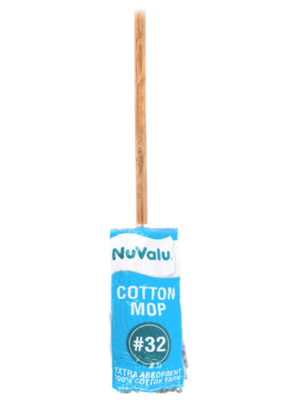 58737 NUVALU COTTON MOP #32 420G W/LONG HANDLE (12)