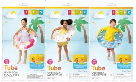 59259EP 32"INTEX WHIMSICAL MAGIC TUBES (24/CS)