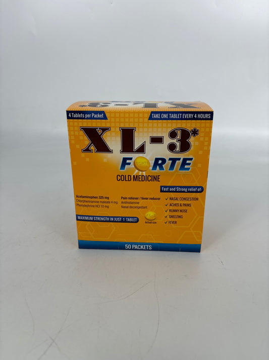 462042 XL-3 Cold and Flu 50ct Forte Cold (50)