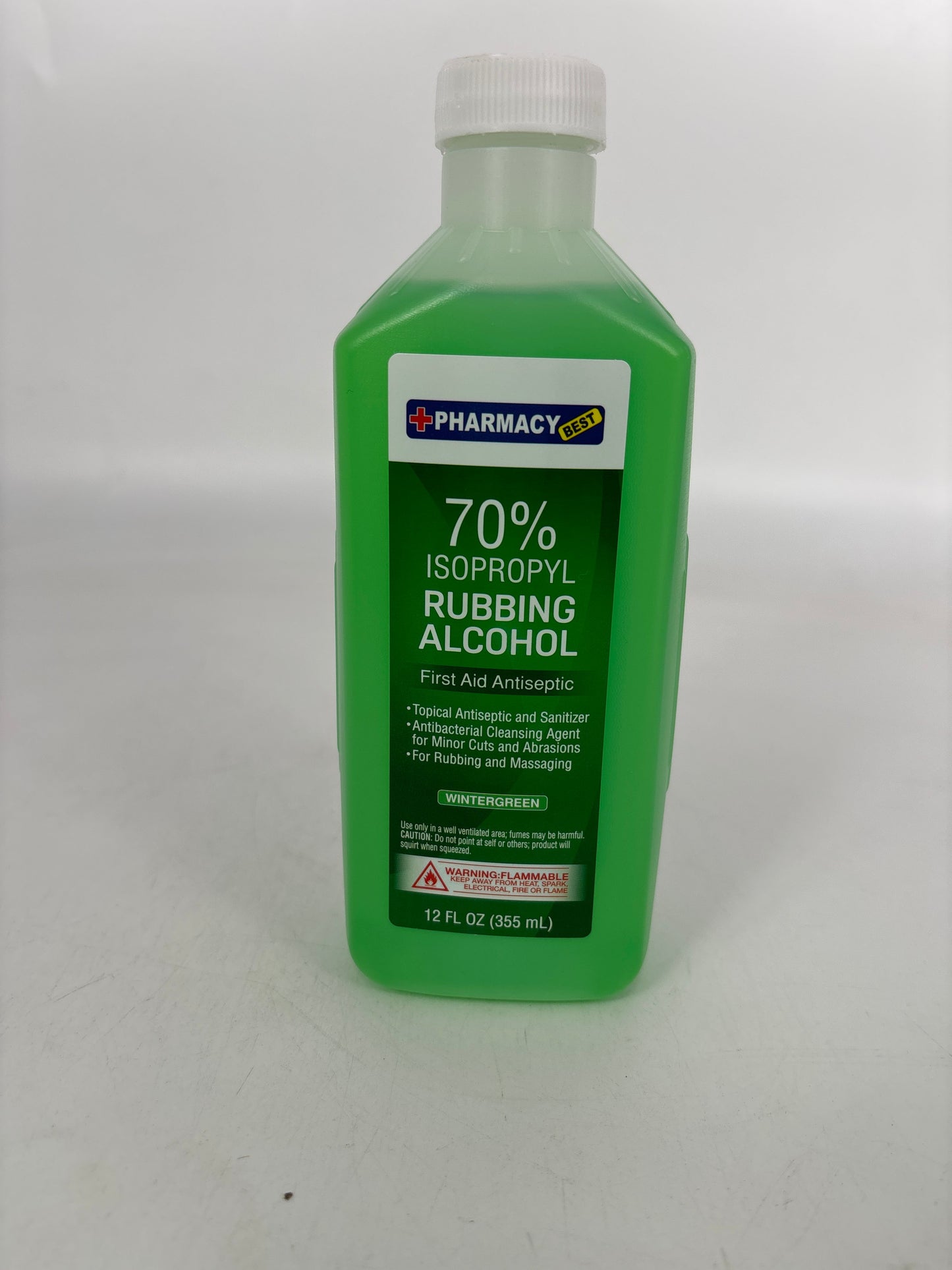 23035 Pharmacy Best Rubbing Alcohol 12oz 70% Wintergreen   (24)