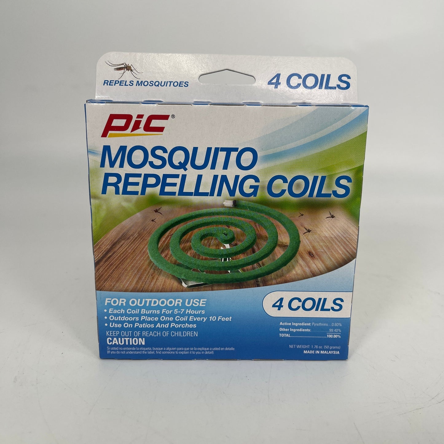 98009  PIC MOSQUITO COILS 4PK (12)