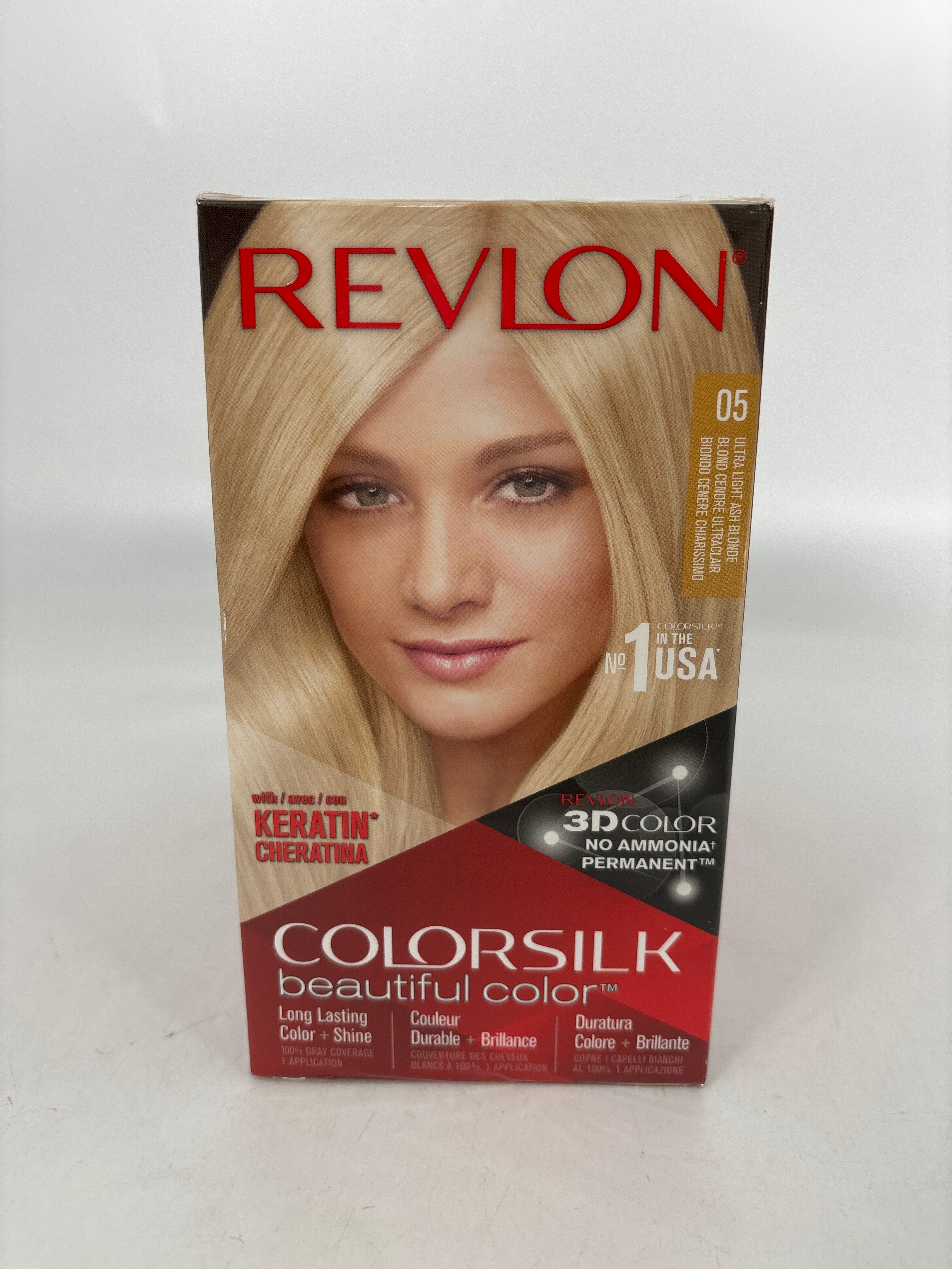 69586 Color Silk Hair Color 1pk #5 Ultra Light Ash Brown (12) – CK ...
