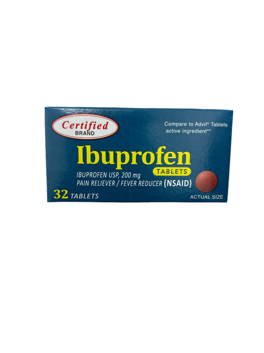 Ibuprofen 200mg Brown 32 tablets   (24pcs)