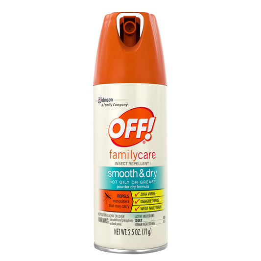 710374 OFF INSECT REPELLENT 2.5 OZ SMOOTH & DRY (12/CS)