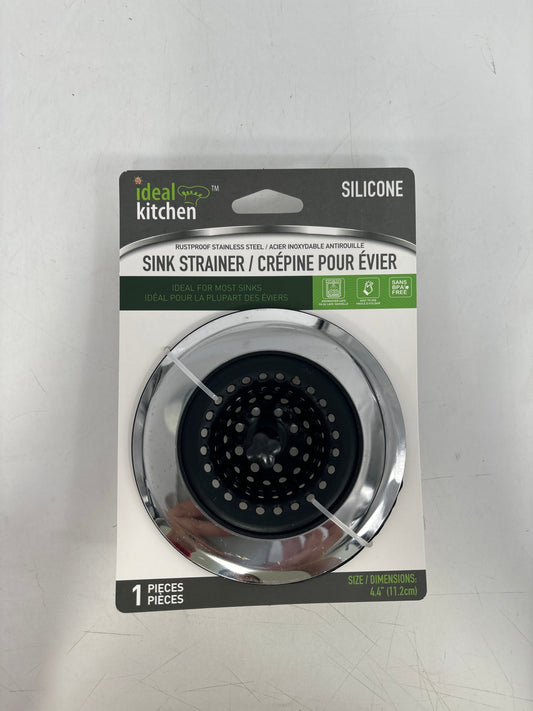 42107 Idea Kitchen SS + Silicone Sink Strainer HD Black (12)