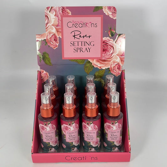 SPN02 BC-SETTING SPRAY 02 ROSE (12) Beauty Creations