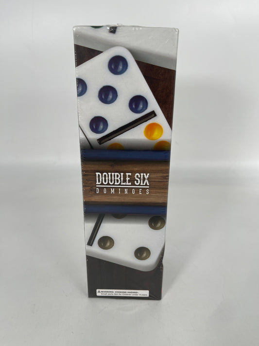 Fun Storm Dominoes Double Six in colored Box (6pcs)