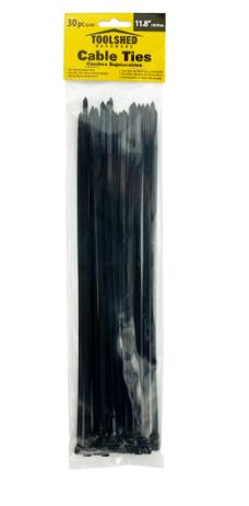 WL-72867-48 TOOLSHED CABLE TIES BLACK 30PC 11.8IN WL-72867-48 (24/INNER )