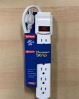 3426 Power Strip 6 outlets, No Surge Protector (12/PK)