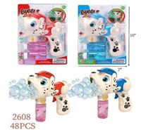 2608 DALMATION BUBBLE GUN (48/PK)