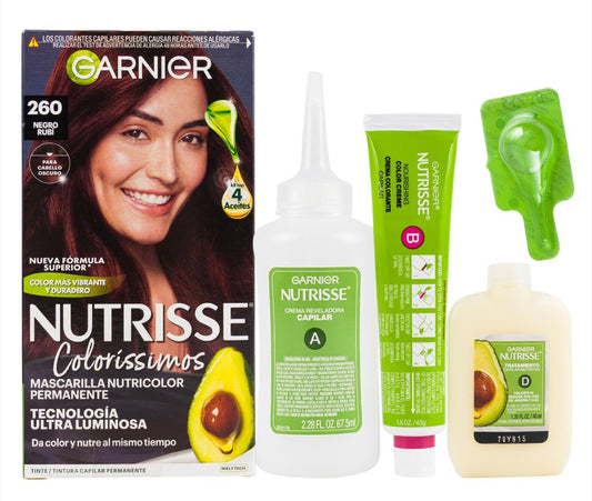 19485 GARNIER NUTRISSE RUBY BLACK HAIR COLOR