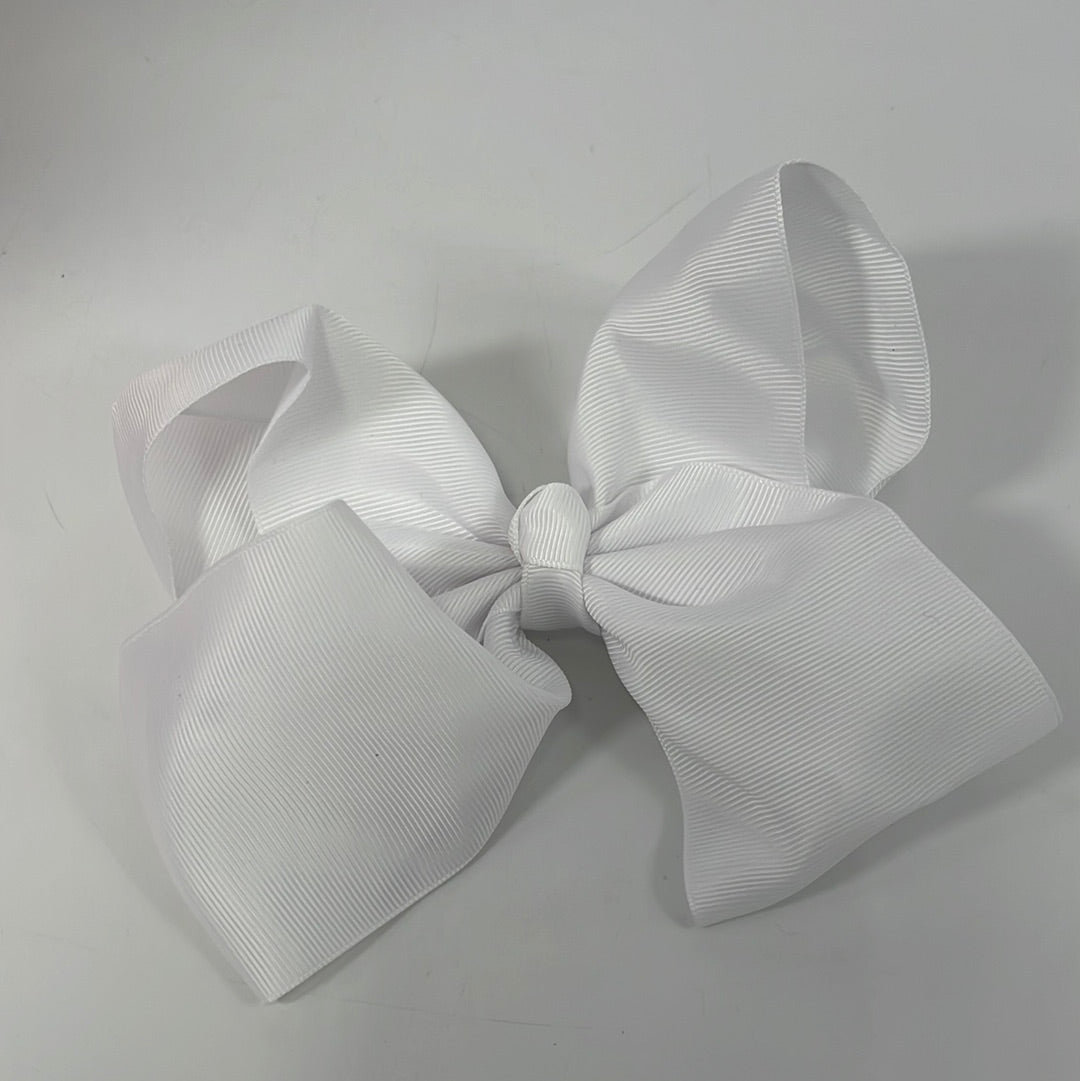 Jumbo HairBow Plain Girls (12)