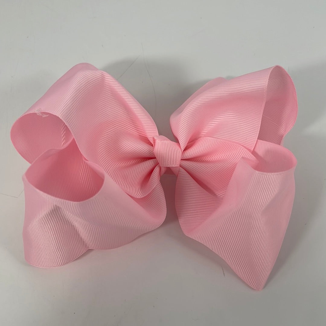 Jumbo HairBow Plain Girls (12)