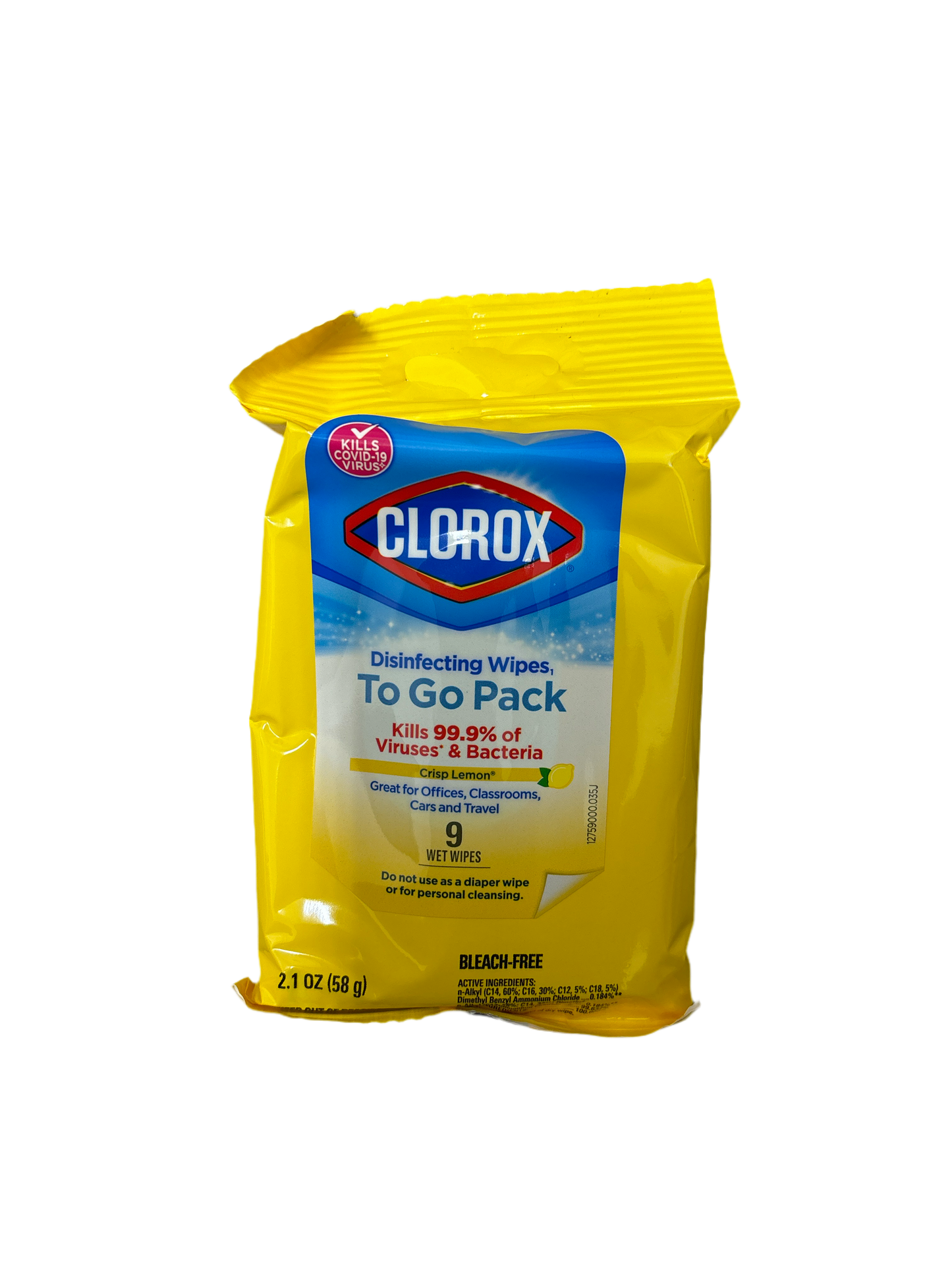 Clorox Desinfecting Wipes (24/9wet wipes) Crisp Lemon (24pcs/case)