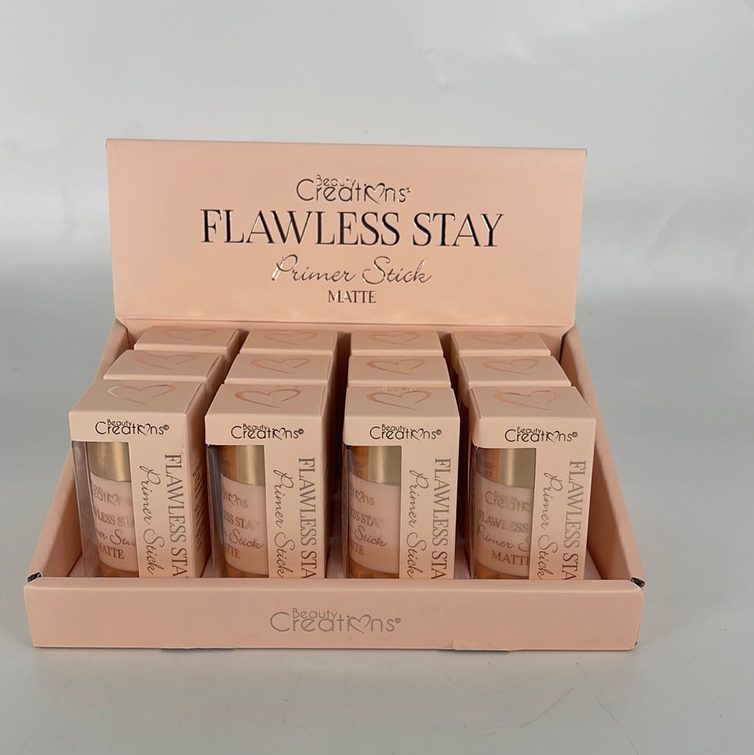 PS01 BC- PREP & SET FLAWLESS STAY PRIMER STICK MATTE 1.09OZ  (12PCS/DISPLAY) Beauty Creations