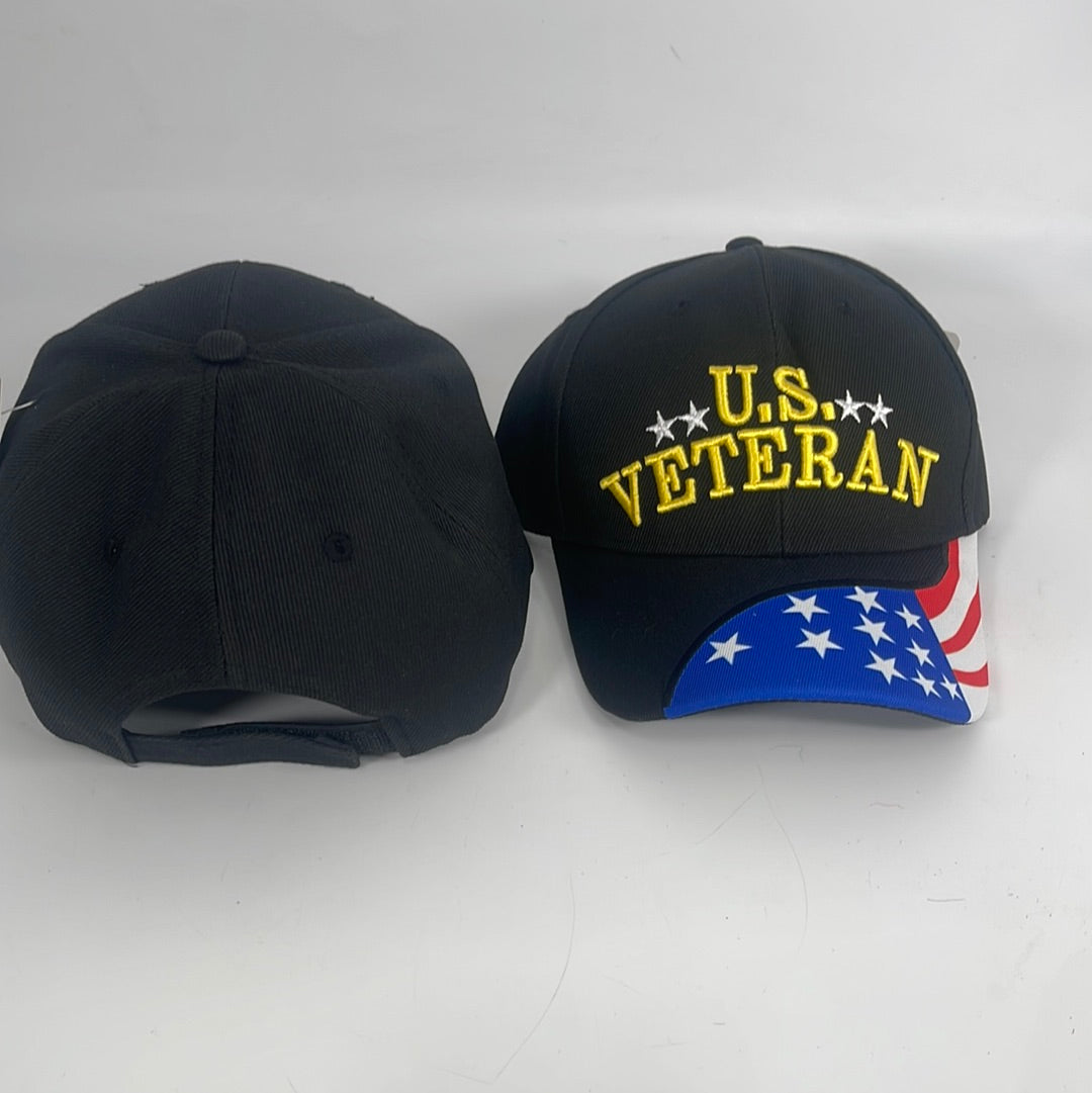 HBQ-4698  Cap US, VETERANS  (12pcs)