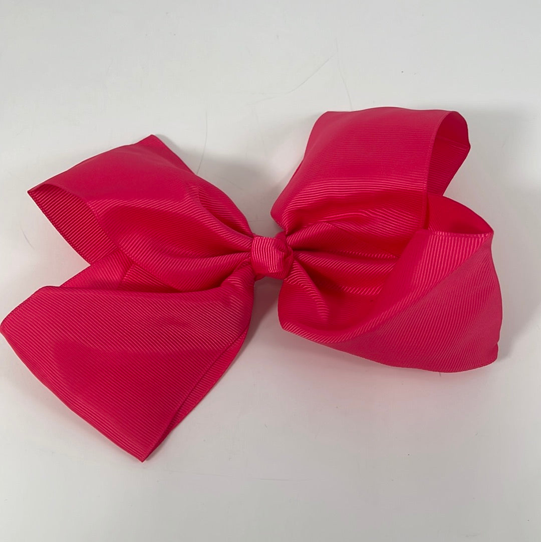 Jumbo HairBow Plain Girls (12)