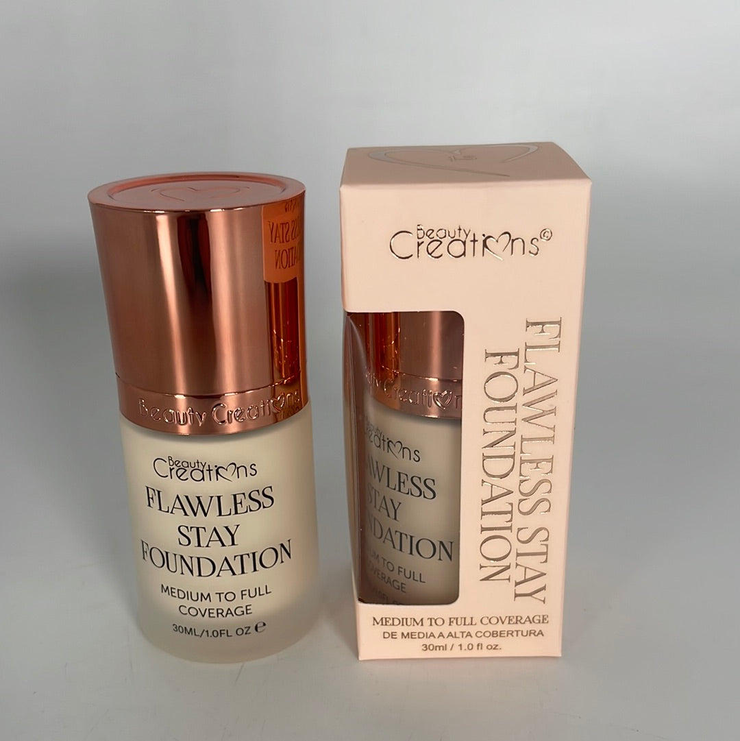 FS1.5 BC-FLAWLESS STAY FOUNDATION 1.OZ- FS 1.5-144MC (12) Beauty Creations