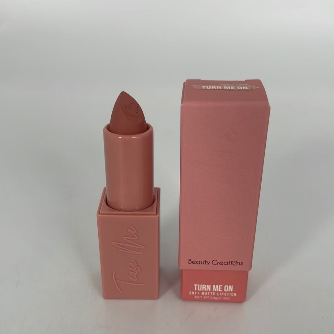 LTM08 BC TEASE ME LIPSTICK- TURN ME ON (6) Beauty Creations