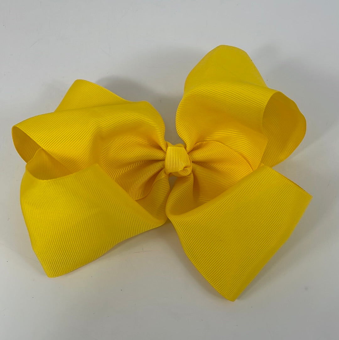 Jumbo HairBow Plain Girls (12)