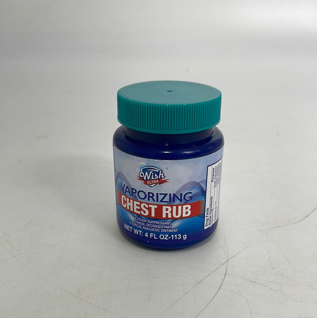 46132 Wish Vaporizing Chest Rub 4oz (24)