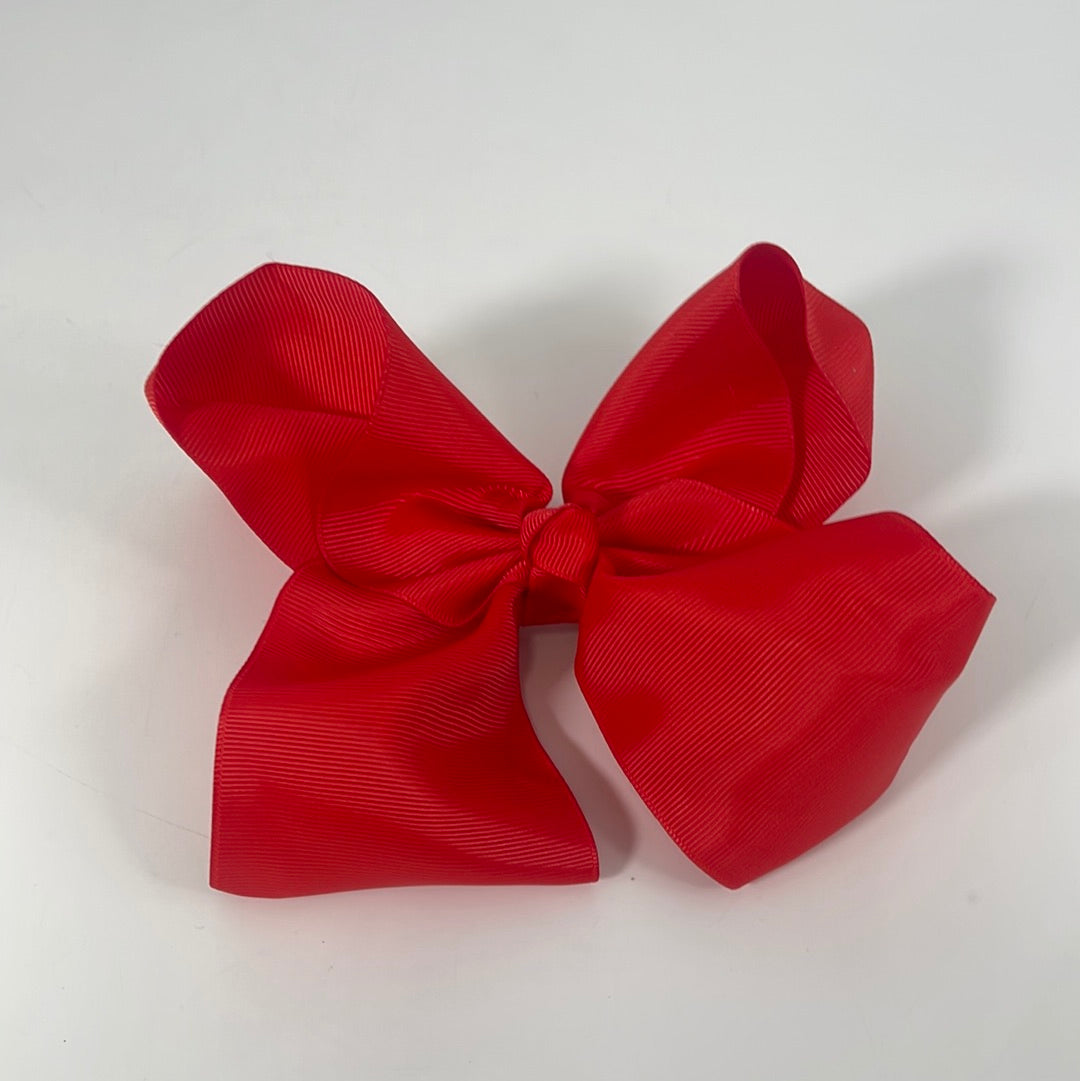 Jumbo HairBow Plain Girls (12)