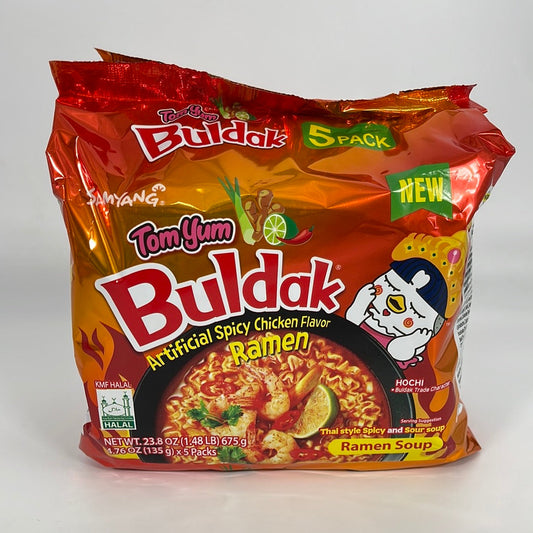 BULDAK TOMYUM Chicken Flavor (5packs/8 Bundles/Box 135GR)