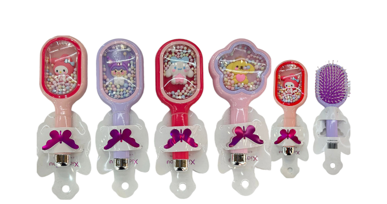 CM4401-7 HairBrush Hello Kitty and Friends   (12pcs)