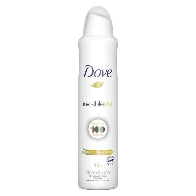 97383 DOVE DEODORANT SPRAY 250ML/8.4 OZ INVISIBLE  DRY WOMEN (6)