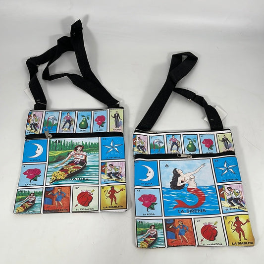 BA1540   Messenger Bag with Loteria Design (12)