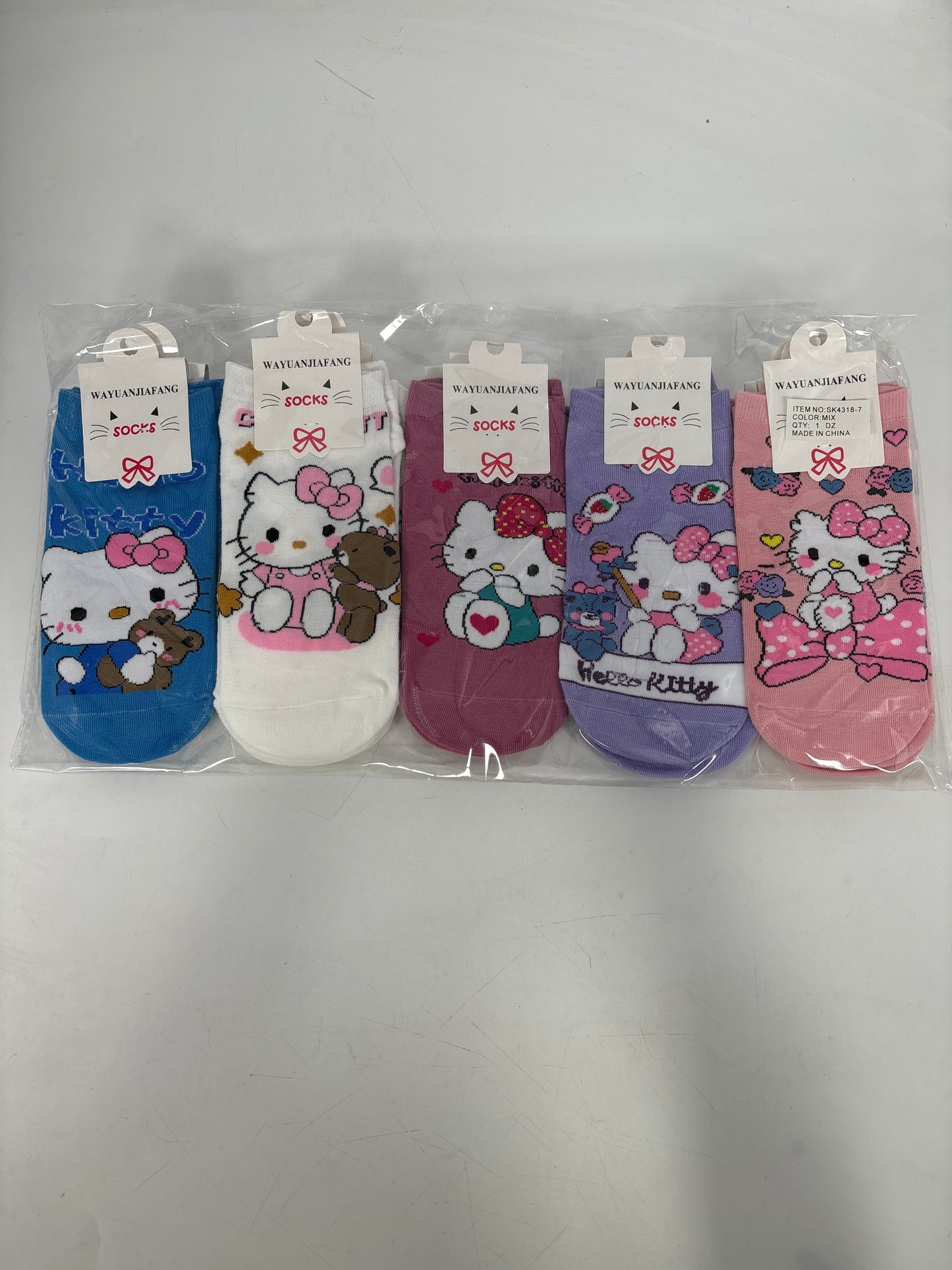 SK4318-7 Socks   Hello Kitty (12)