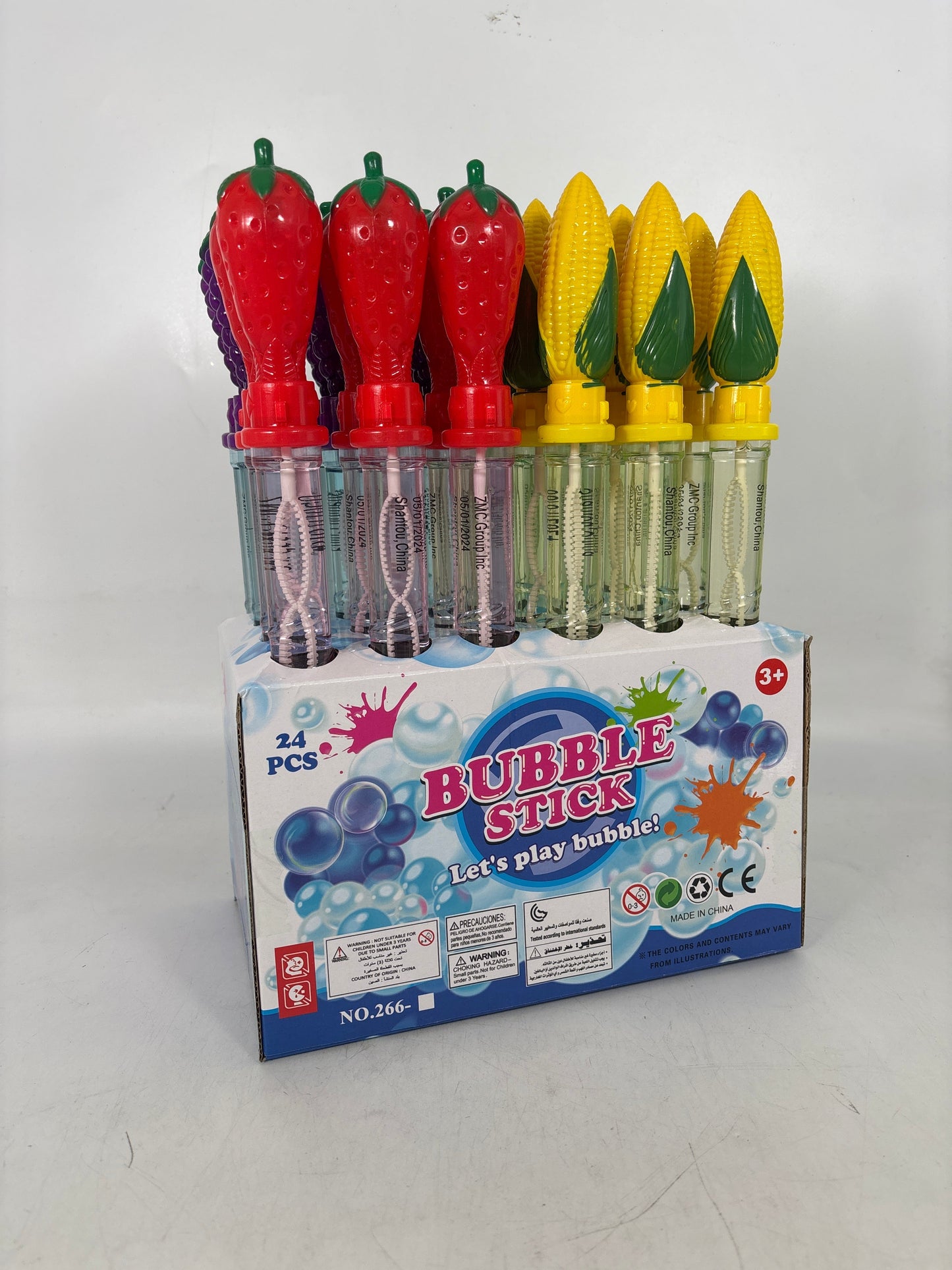 P6-FRUIT Mix Fruit Bubble Stick (Small Bubbles) (24)