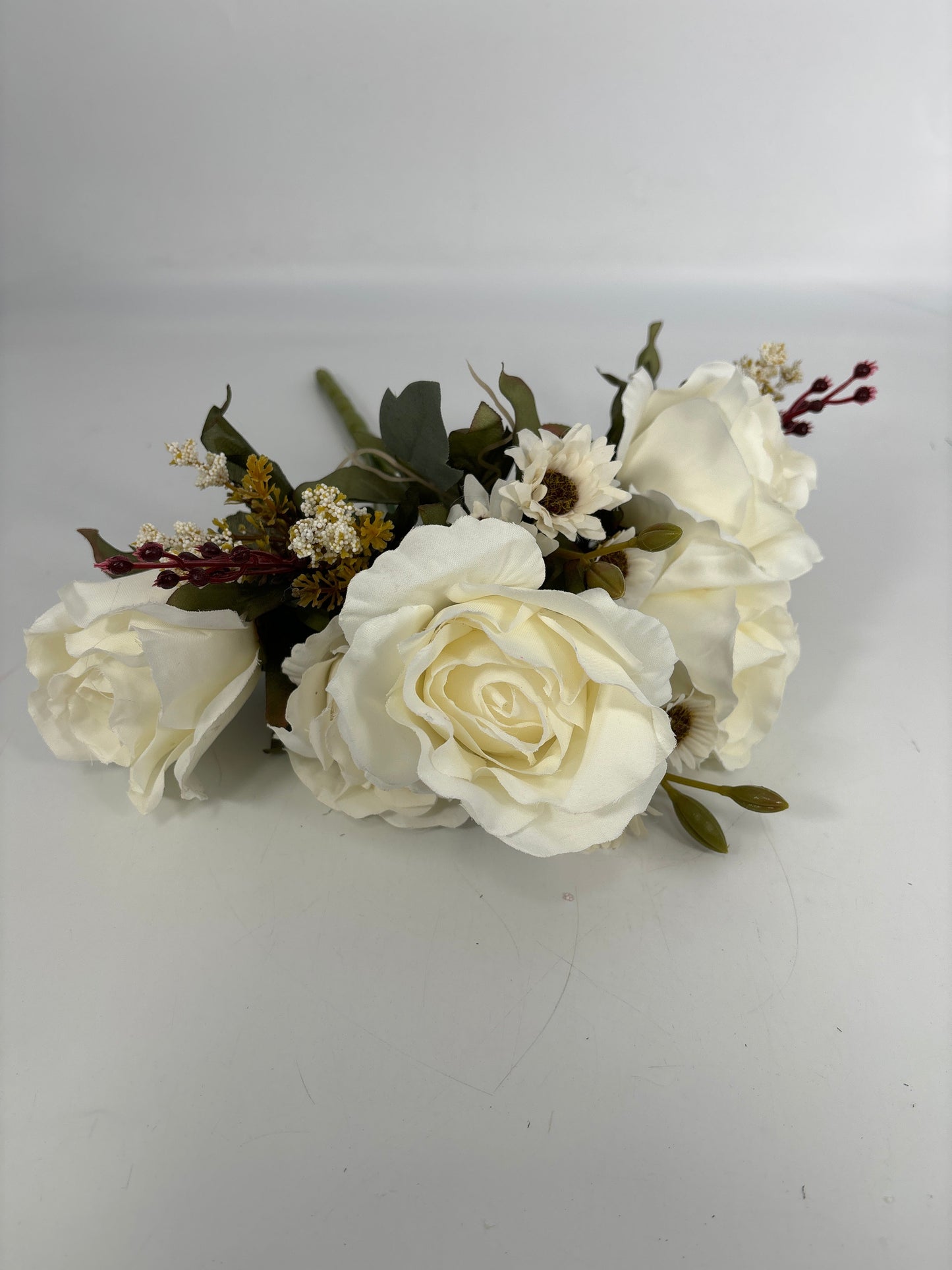 CLF10-WH  ARTIFICIAL FLOWER,(30PCS/INNER CASE- 90PCS/CASE)